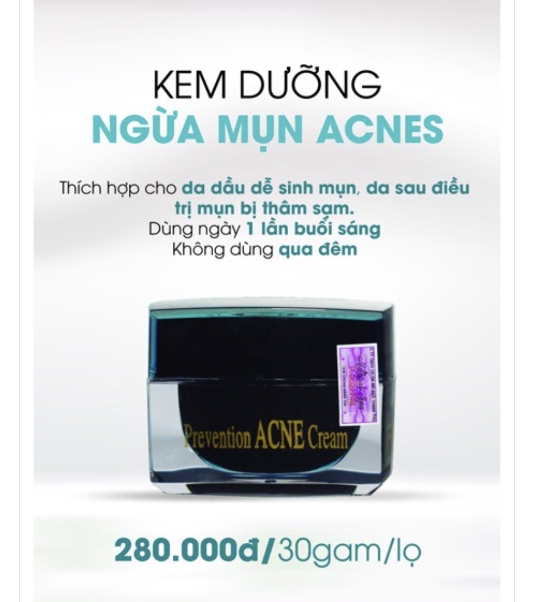 Kem Acne ngăn ngừa mụn