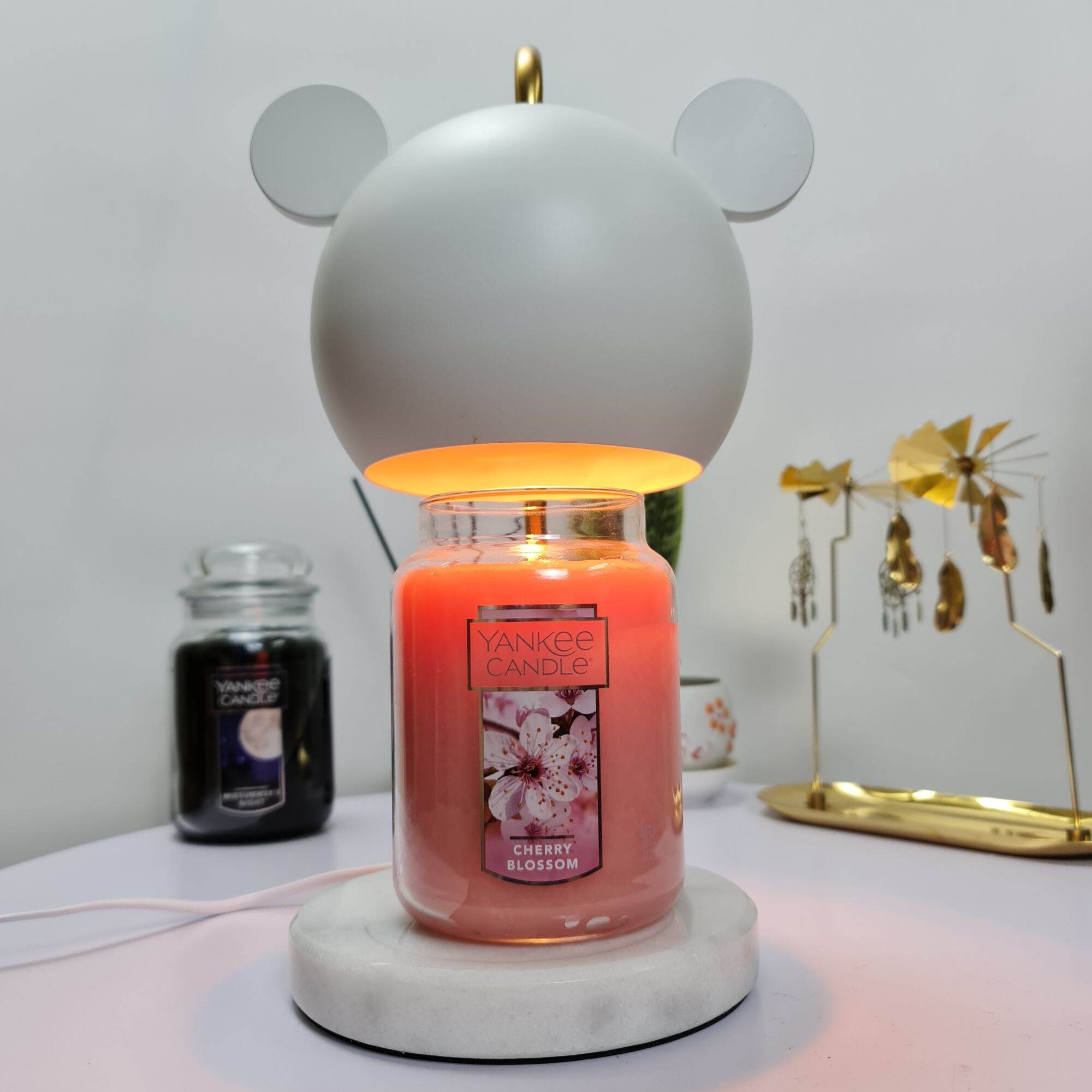 Đèn đốt nến thơm Mickey - Chỉnh độ sáng to nhỏ
