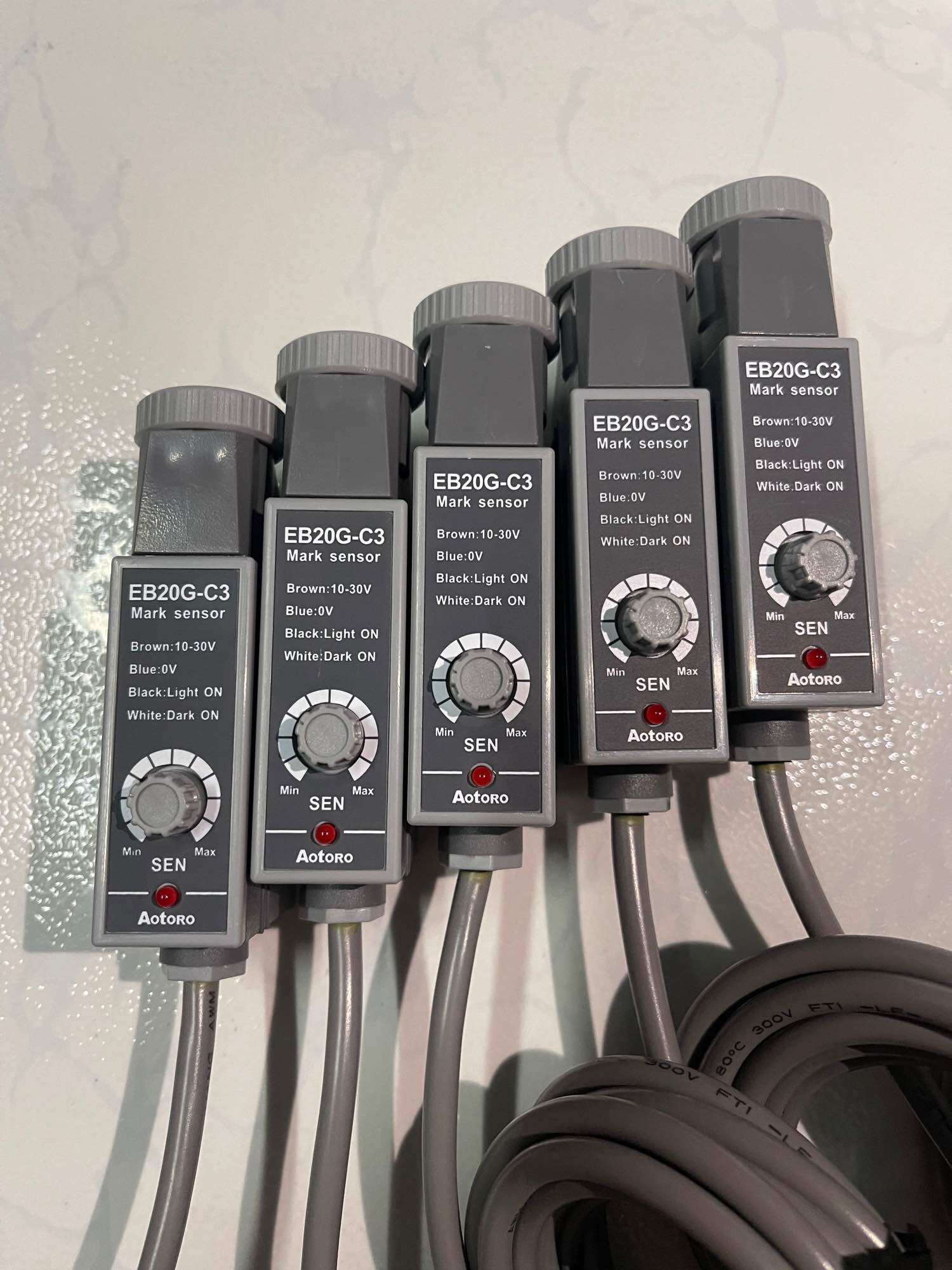 Cảm biến màu Eb20G-C3 Aotoro đọc vạch màu - điểm màu tốc độ cao