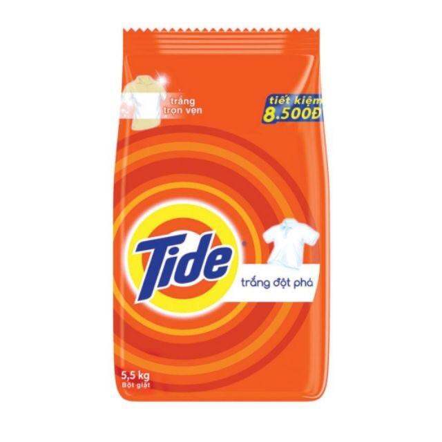 Bột giặt Tide Trắng Đột Phá - 5.5kg