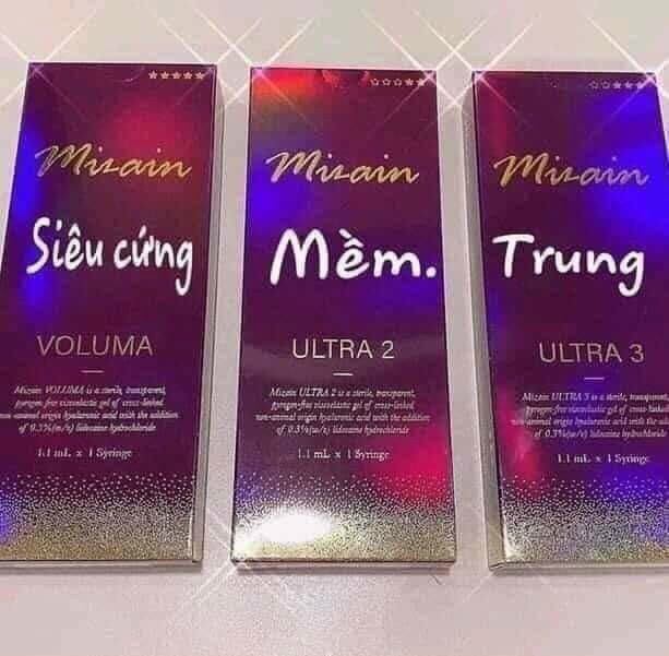 Filler Mizain HA colagen cho môi, mũi, cằm