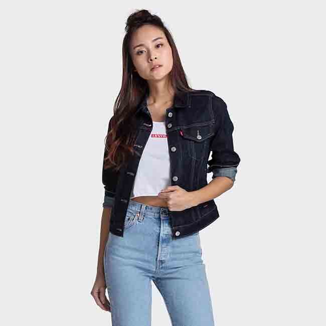 Levi's - áo khoác jeans nữ mỏng 29945-0013
