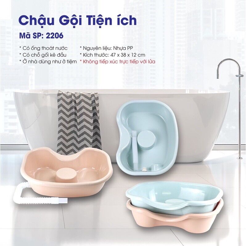 Chậu gội đầu tiện ích