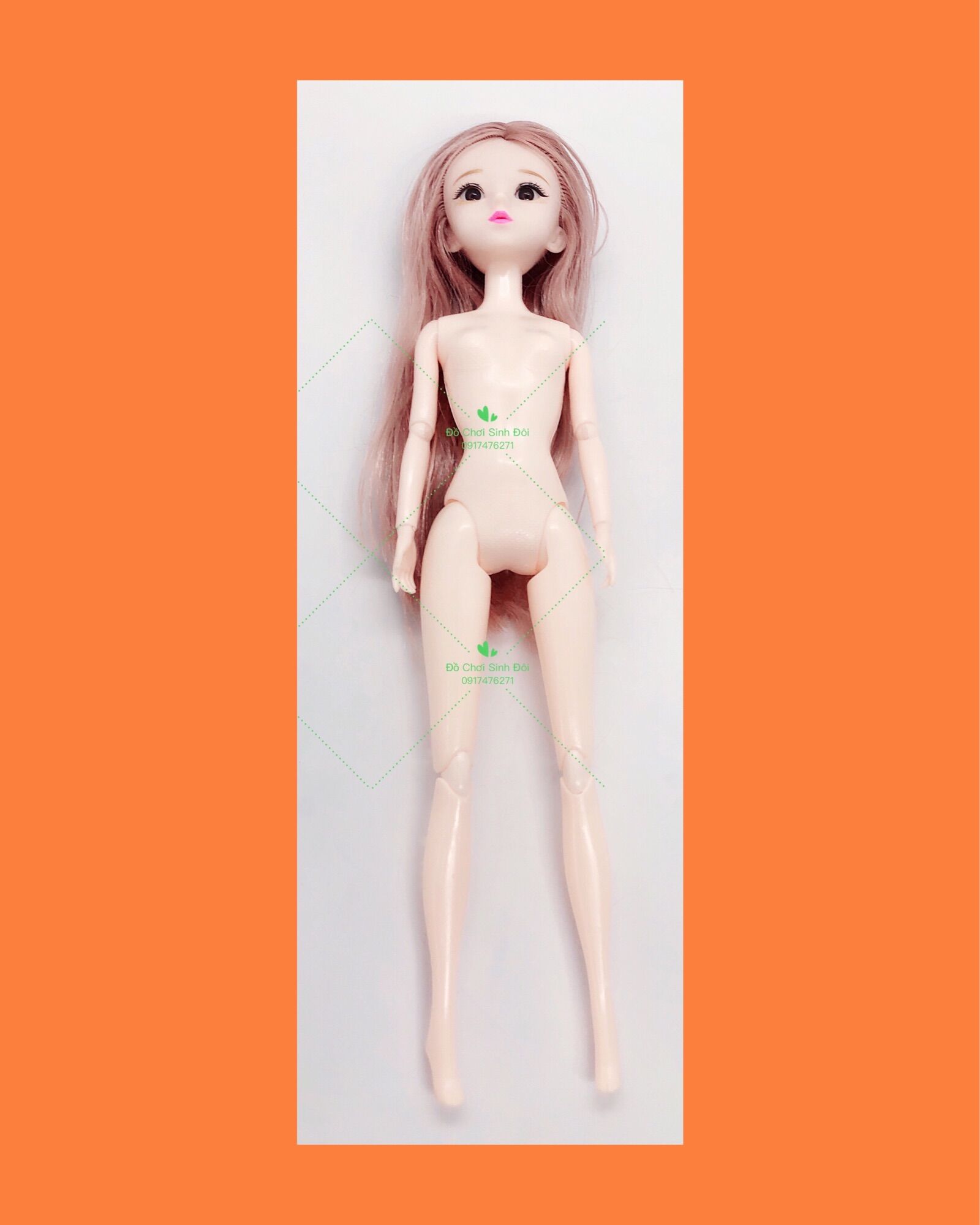 Búp bê mắt 3D thân 11 khớp -1 con