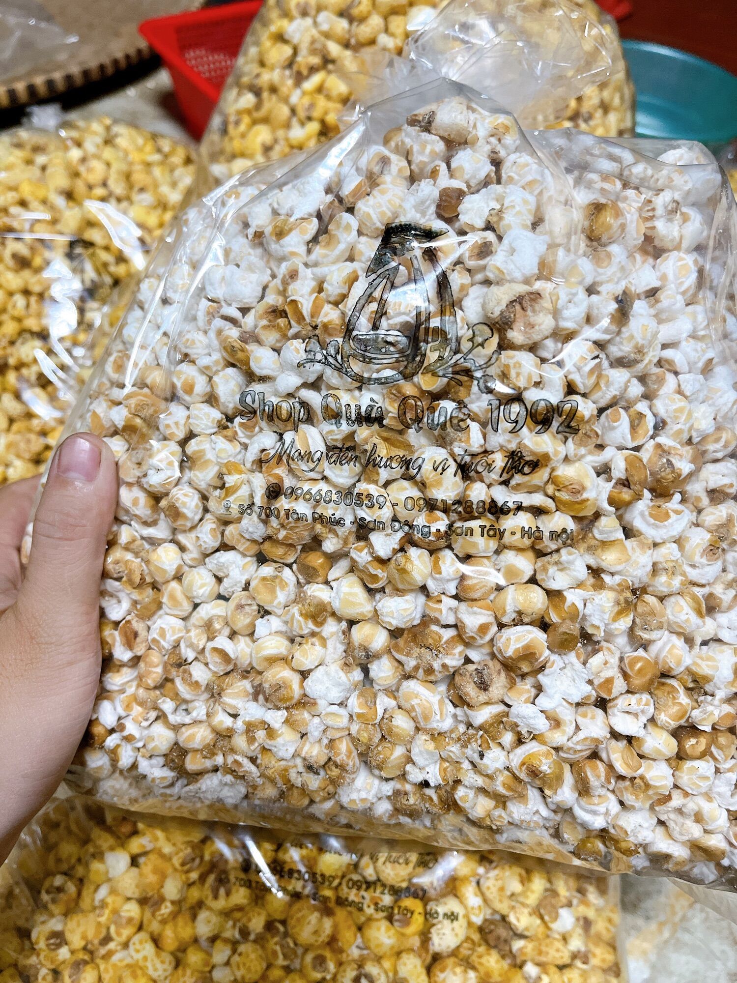 1kg bỏng Ngô nếp ko đường