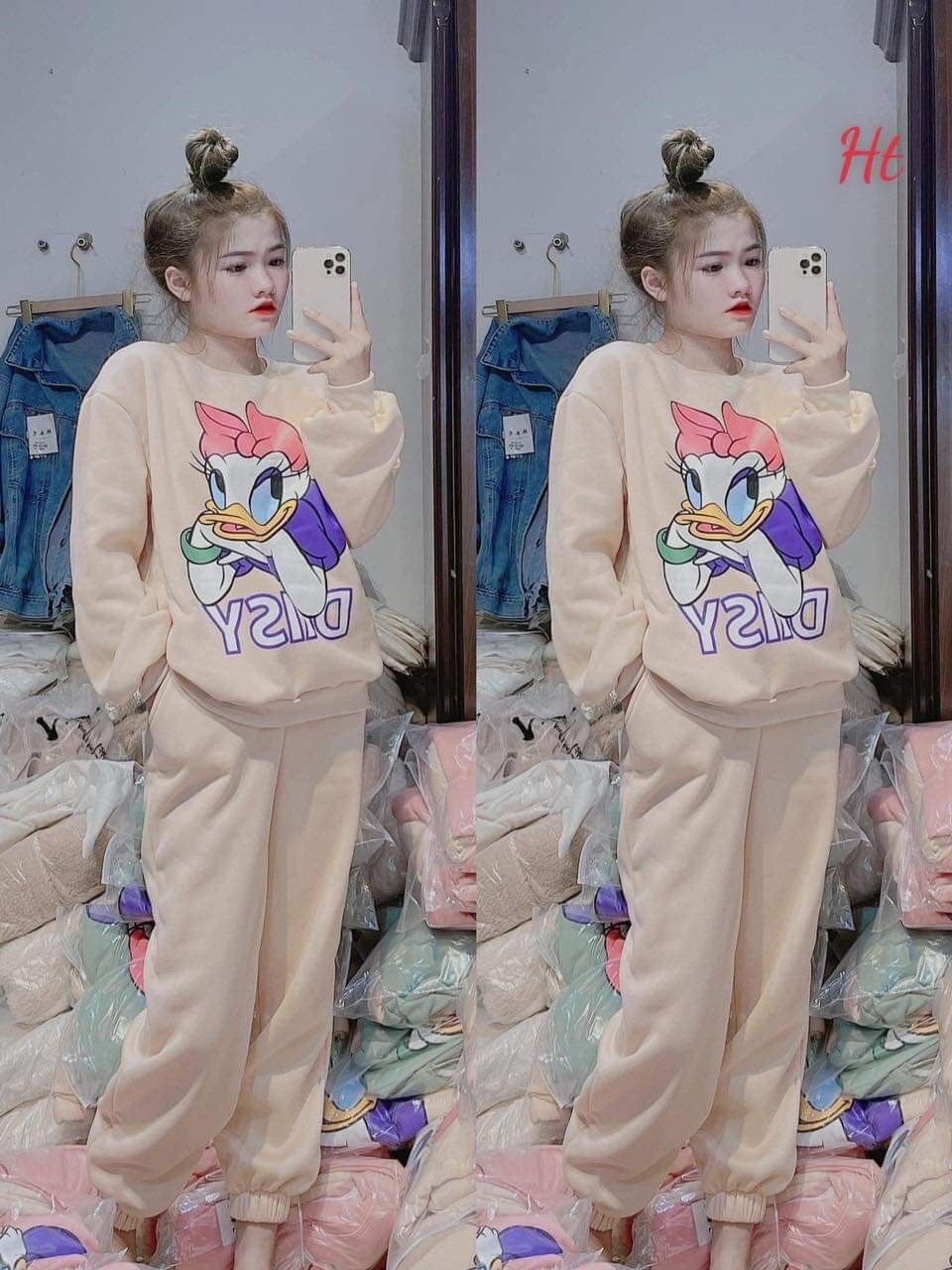 Sét bộ vịt daisy sẵn hàng 3 màu TV93