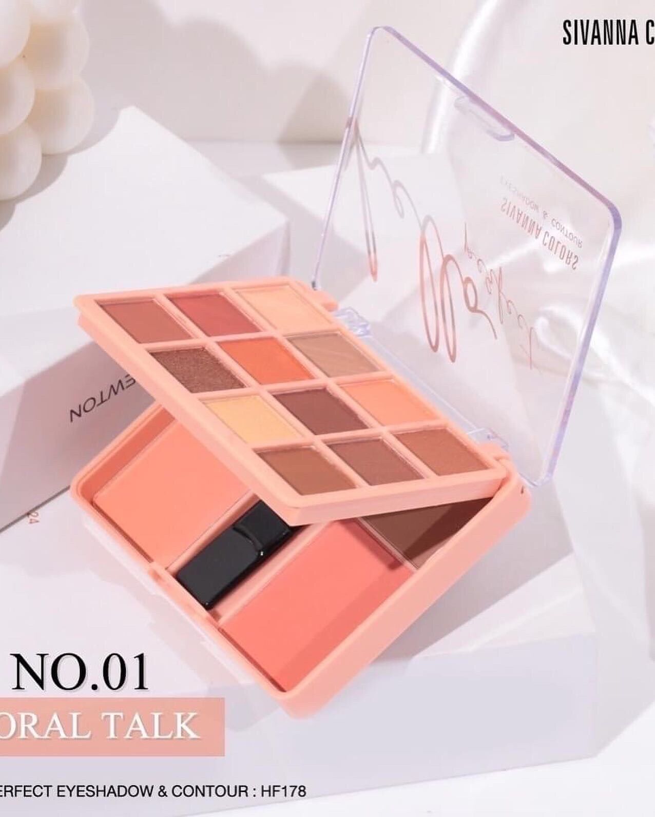 Phấn Mắt Má Hồng 2 Tầng SIVANNA Hello Eyeshadow Thái Lan