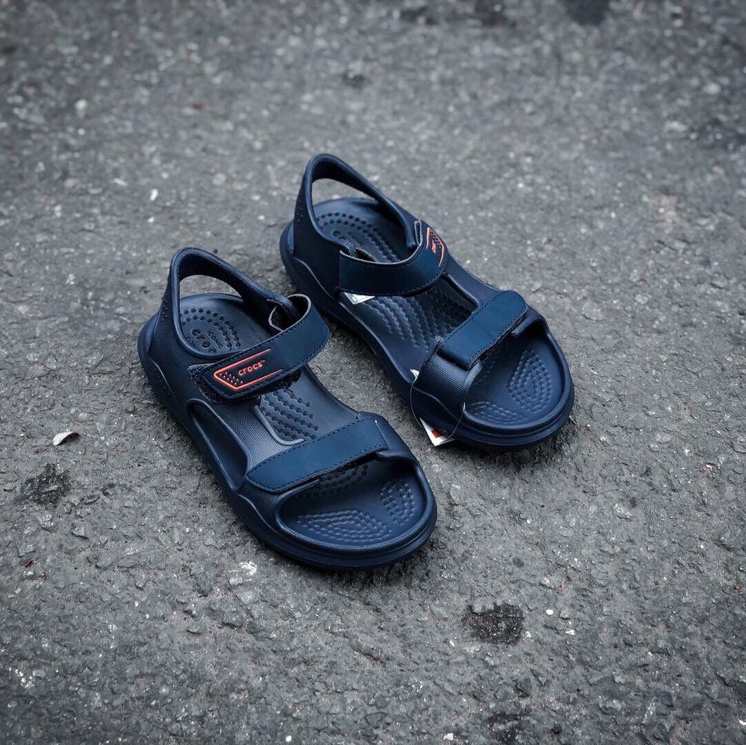 SANDAL CROCS SWIFTWATER KIDS MÀU NAVY