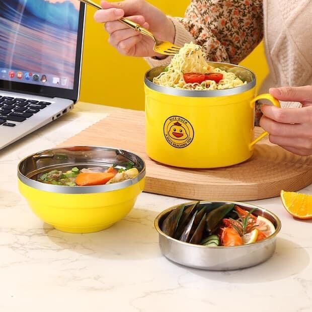 Chén 2 lớp inox 304 3 in 1