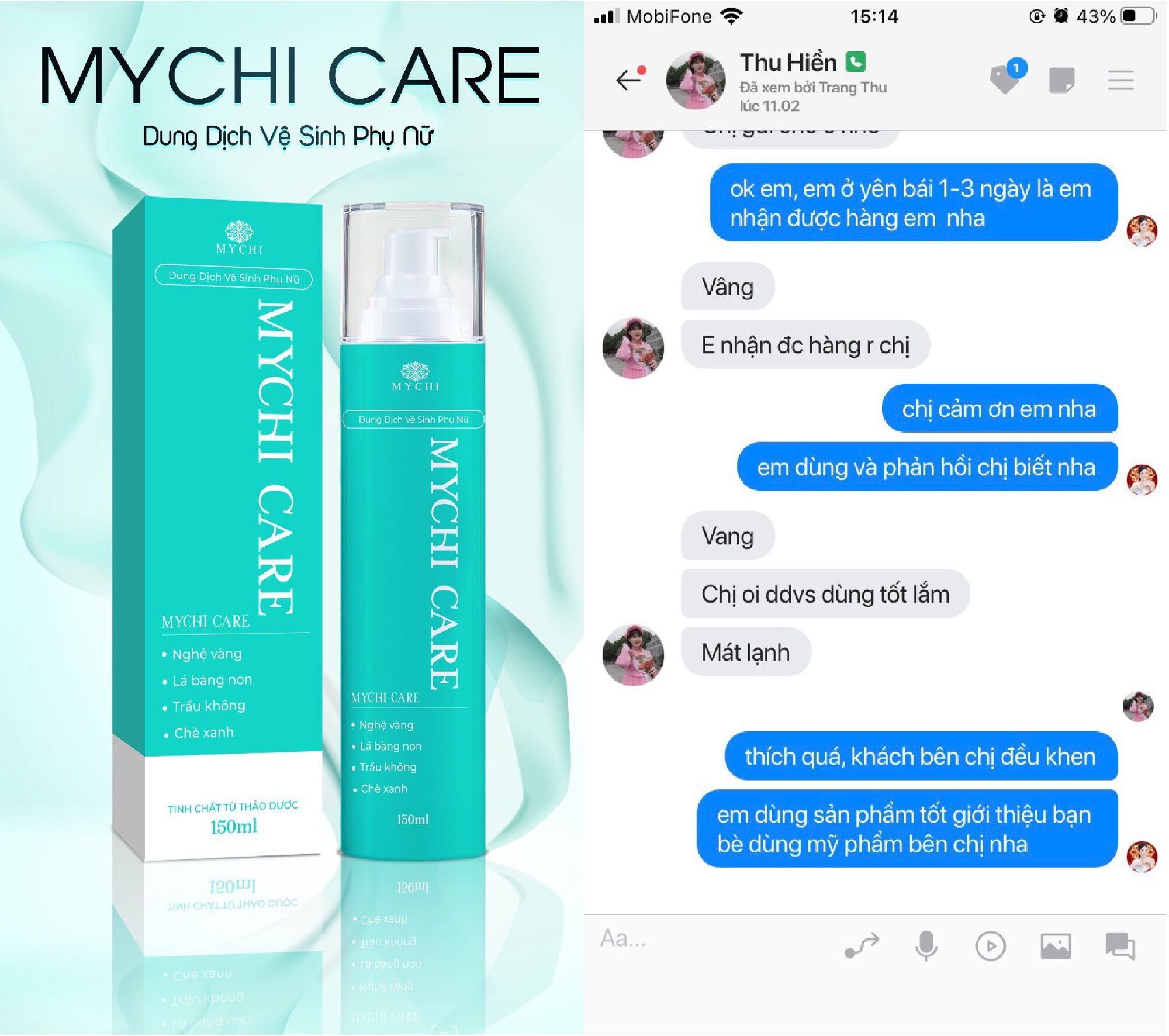Dung Dịch Vệ Sinh Thảo Mộc 37