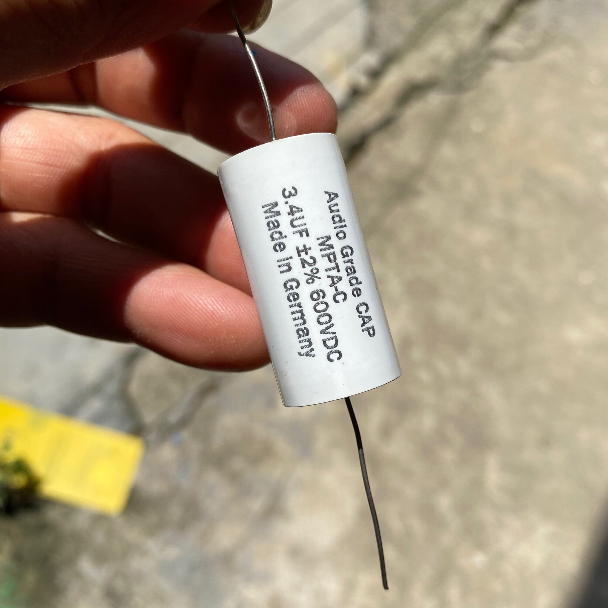Tụ 3.4uf 600VDC Audio Grade Cap MPITA-C Made in Germany Chất lượng cao, độ bền cao