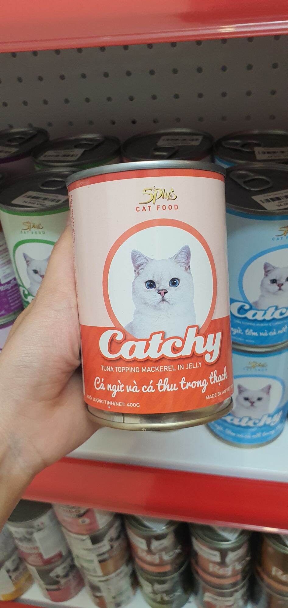 Pate Catchy lon 400gr dành cho mèo mọi lứa tuổi