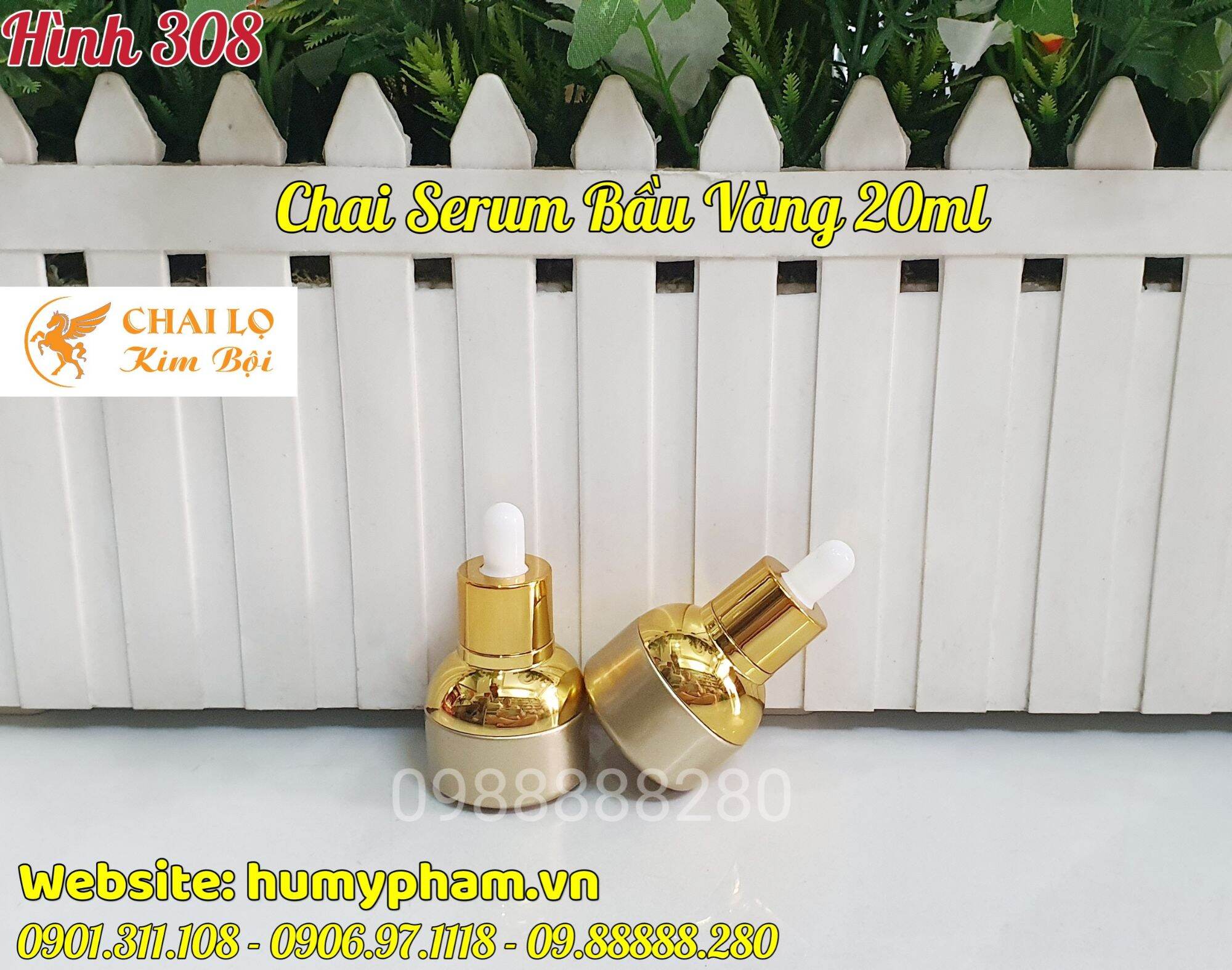 Chai Đựng Serum Bầu 20ml