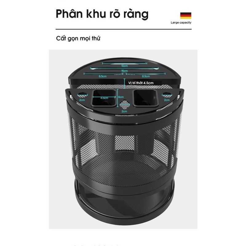 Kệ Để Dao Thớt Đũa Xoay 360 Độ