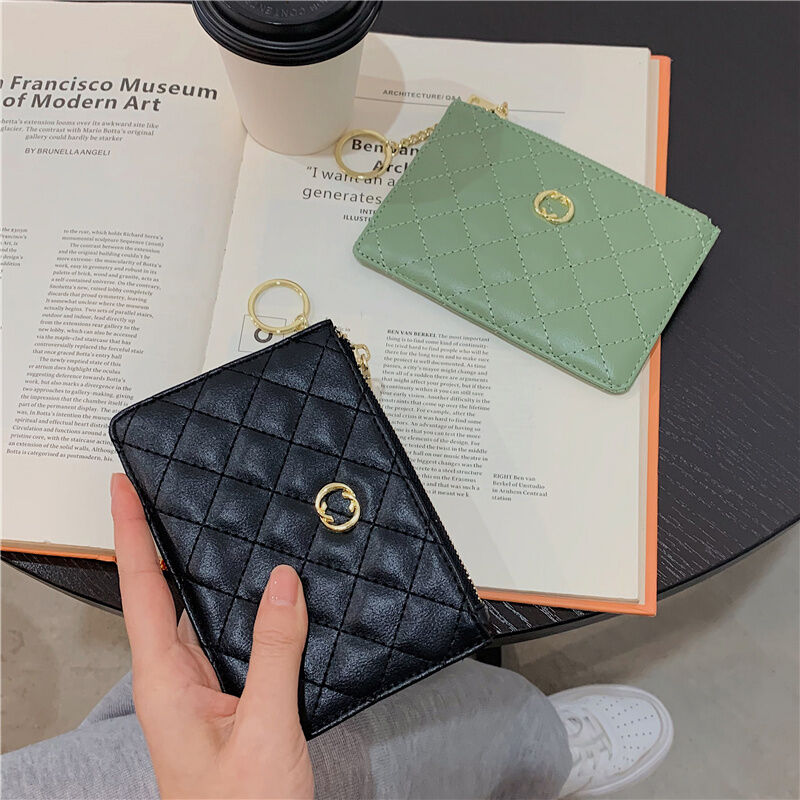 Ví Chanel Grained Calfskin  GoldTone Classic Flap Wallet Violet  Nice  Bag