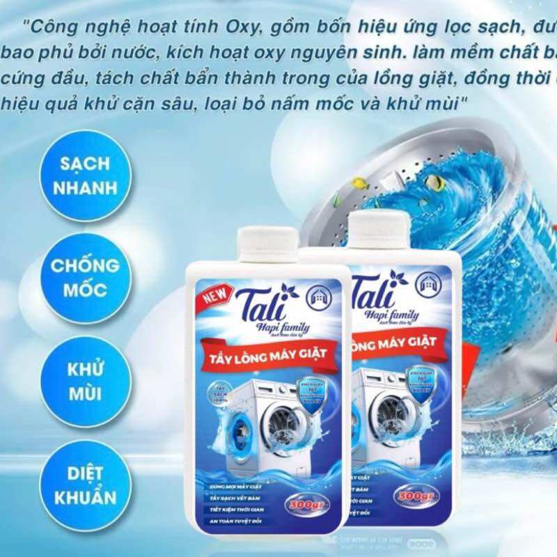 Tẩy lồng máy giặt tali