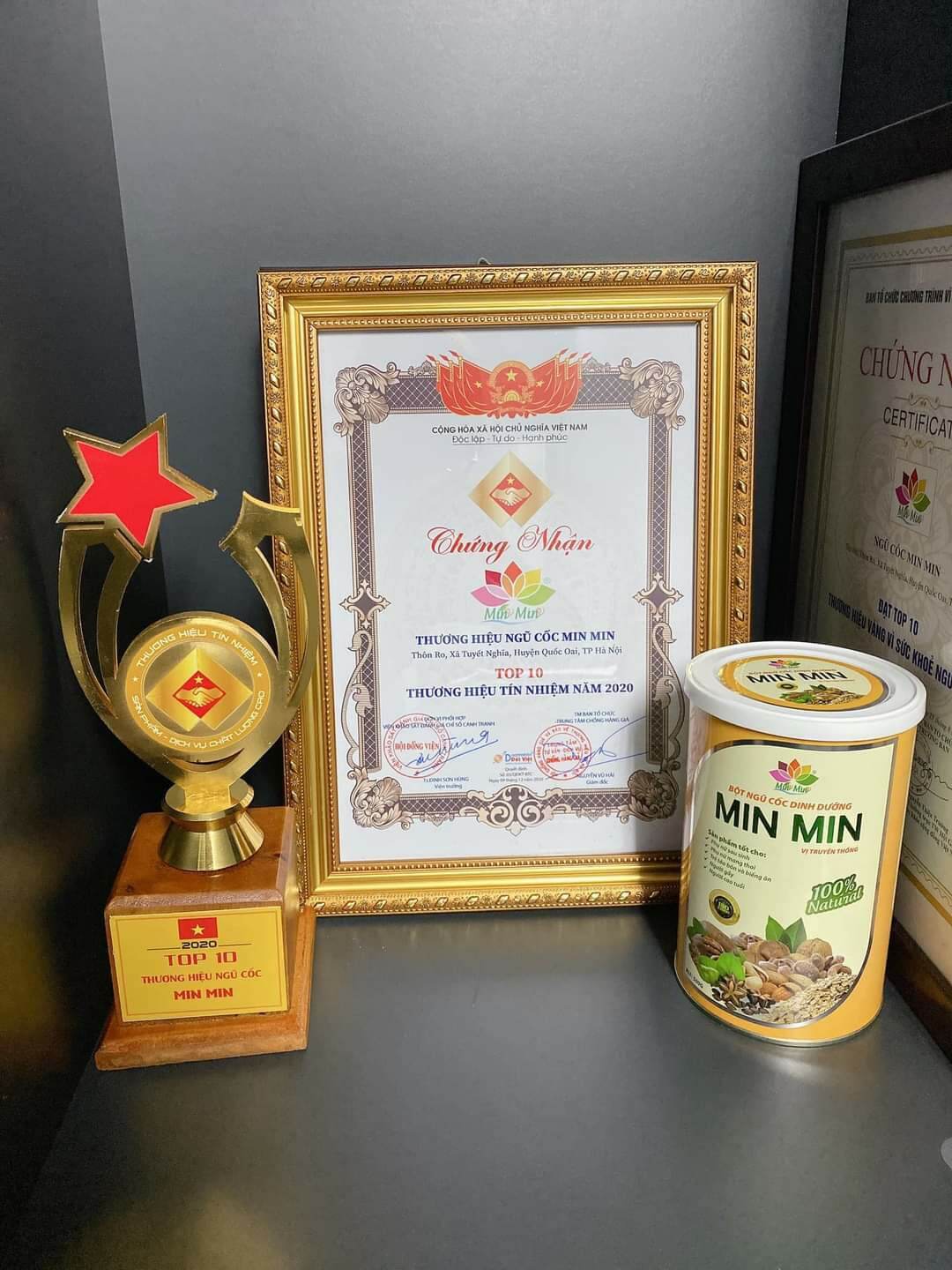Ngũ Cốc Dinh Dưỡng MinMin Hộp 500G