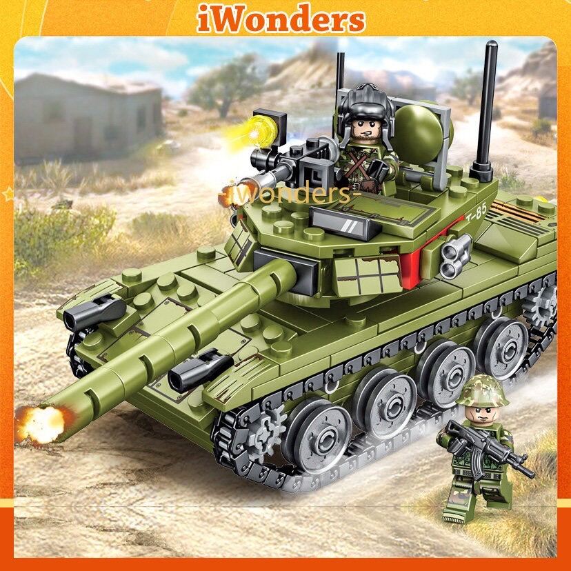 Bộ đồ chơi lắp ráp lego xe tăng T85