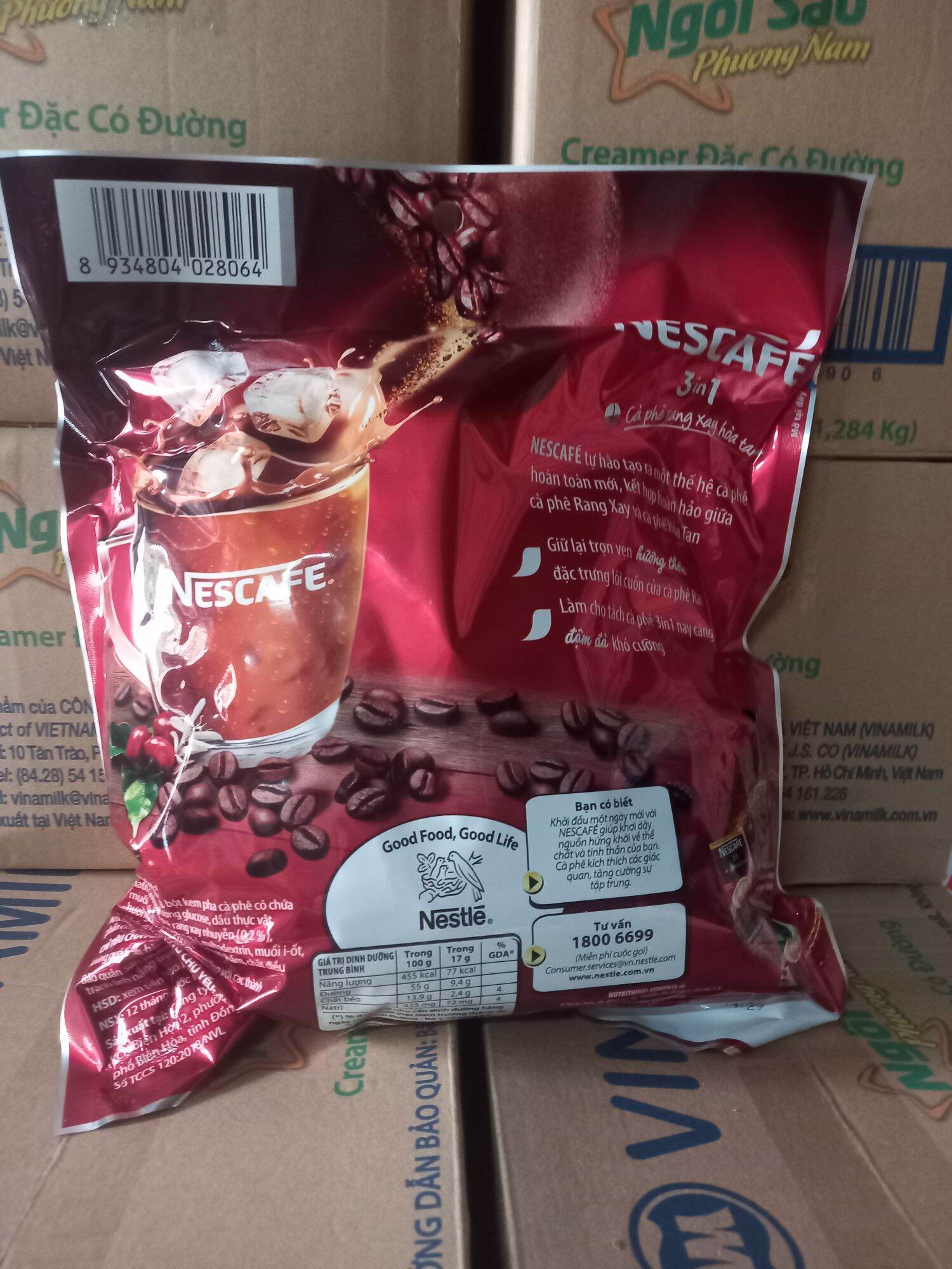 Nescafe Đỏ bịch 782g ( 46 gói × 17g)