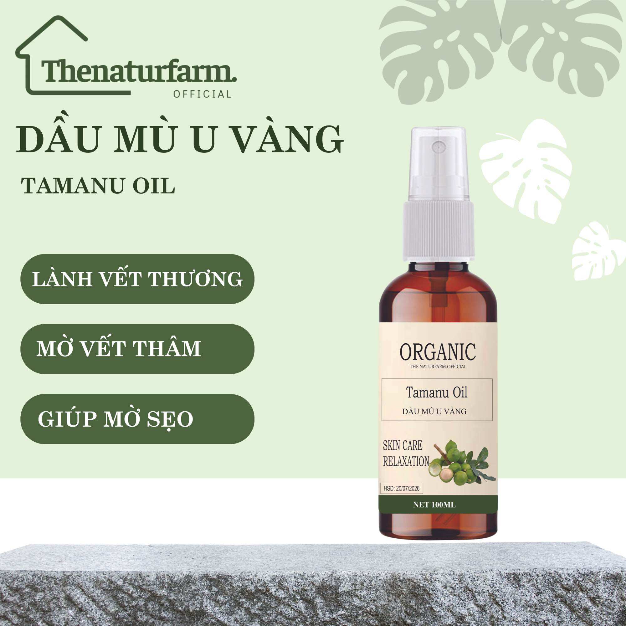 Dầu mù u nguyên chất 100ml