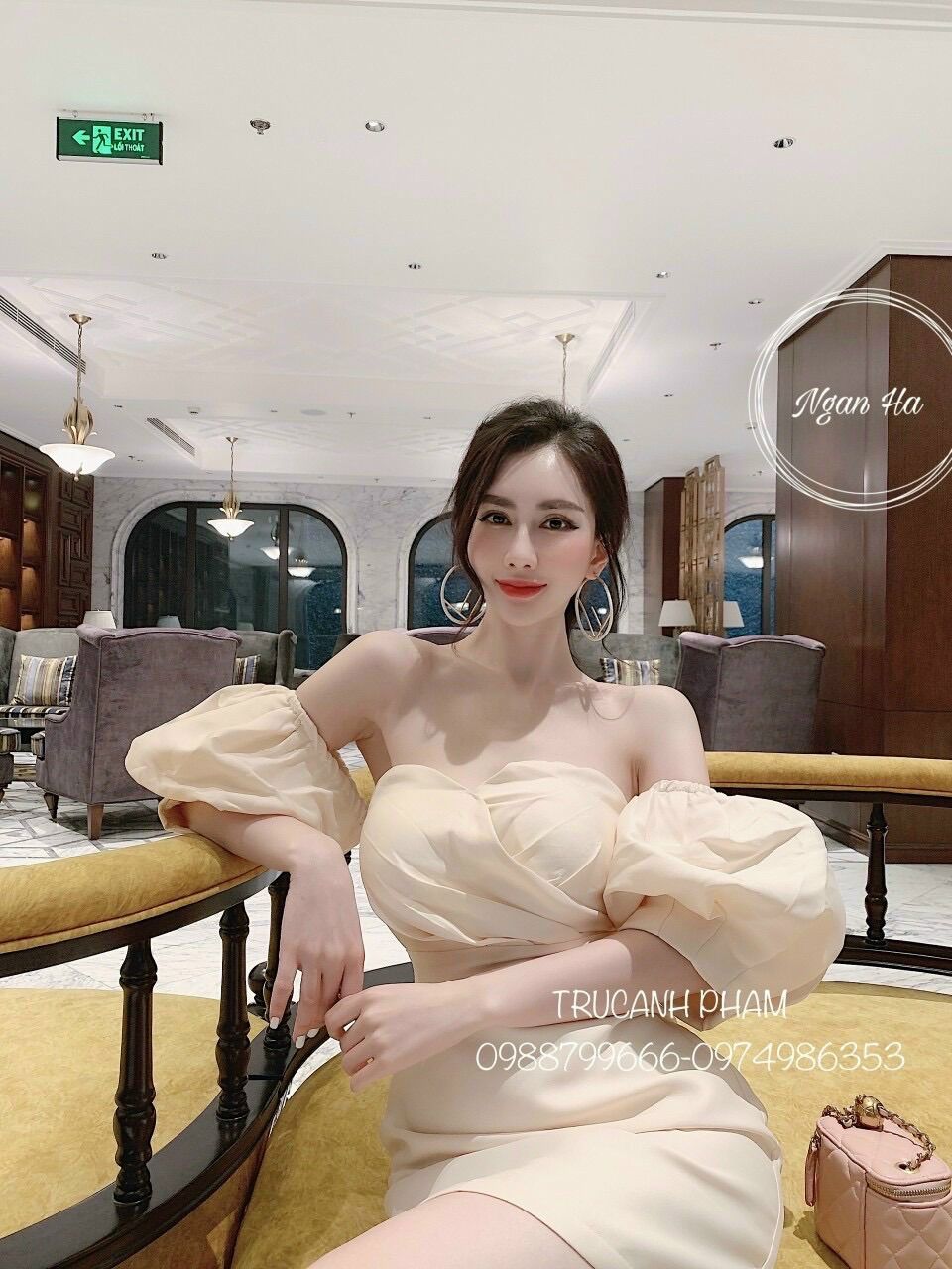 ĐẦM TRỄ VAI CHO NỮ DỰ TIỆC CAO CẤP