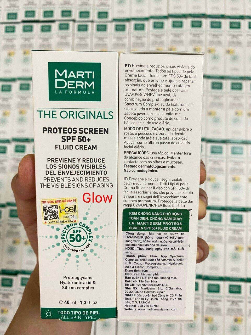 [Hcm]Kem Chống Nắng Martiderm Proteos Screen Spf50+ Full 40Ml