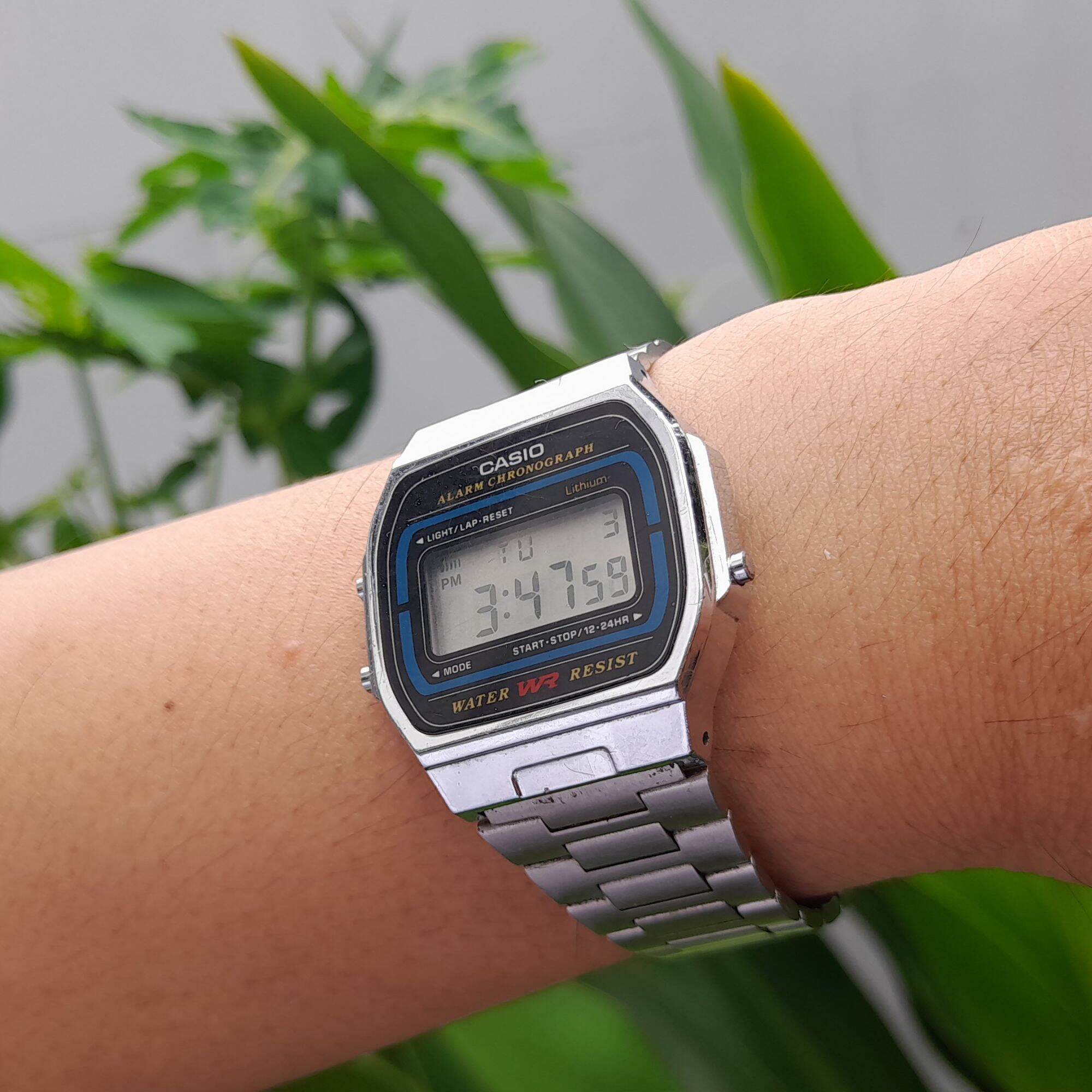 Đồng hồ Vintage Casio A164W Nam Nữ đeo được