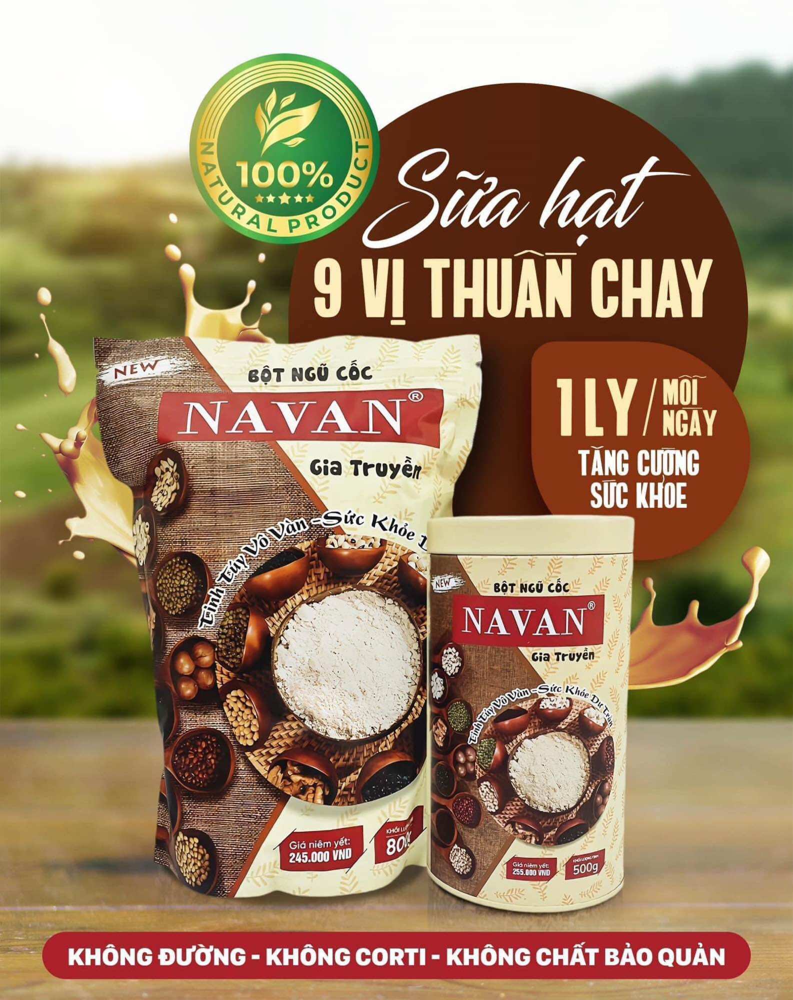 Bột Ngũ Cốc Gia Truyền Navan Bổ Sung Dinh Dưỡng