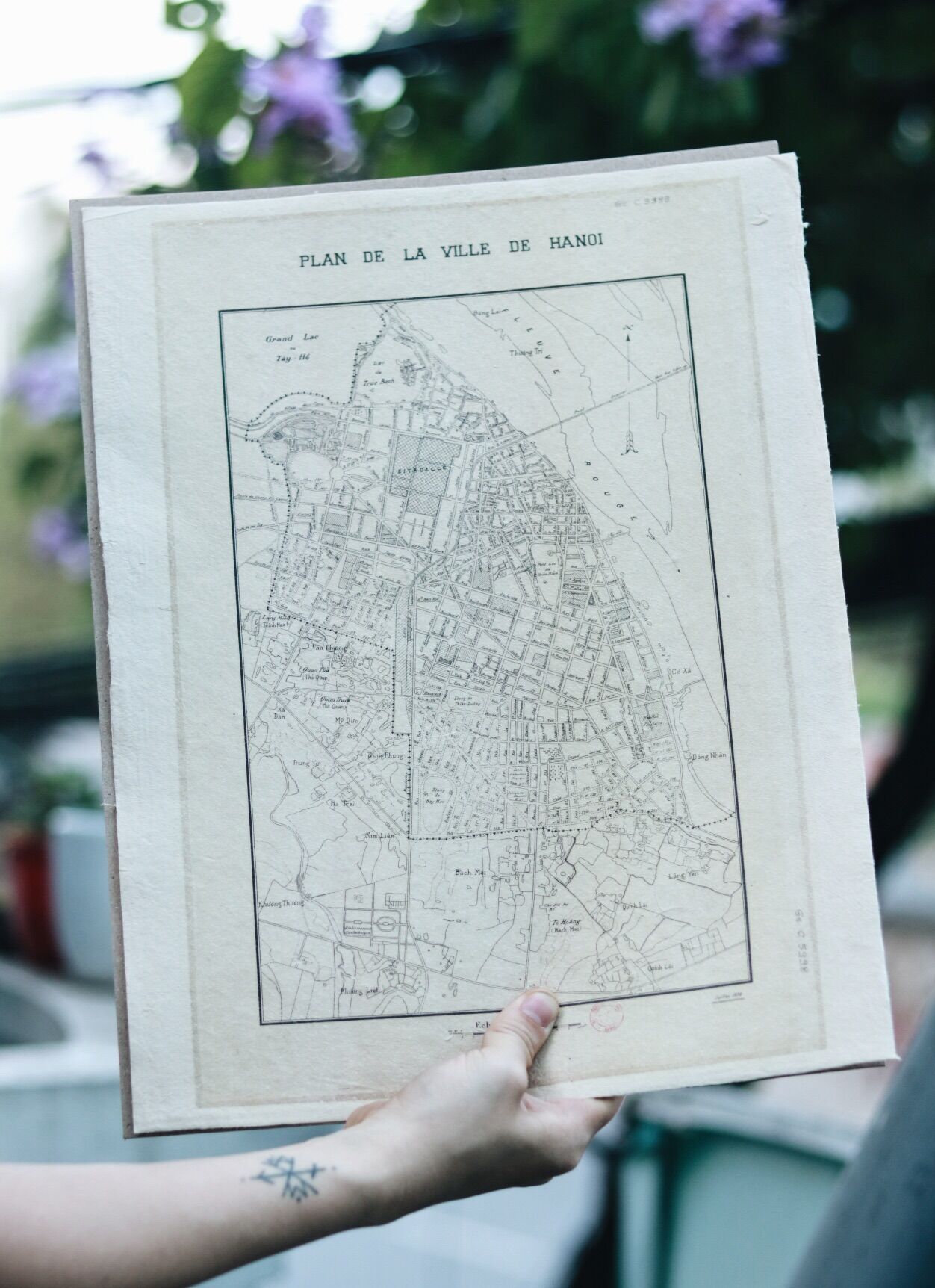 Hanoi Old map (30x40cm)