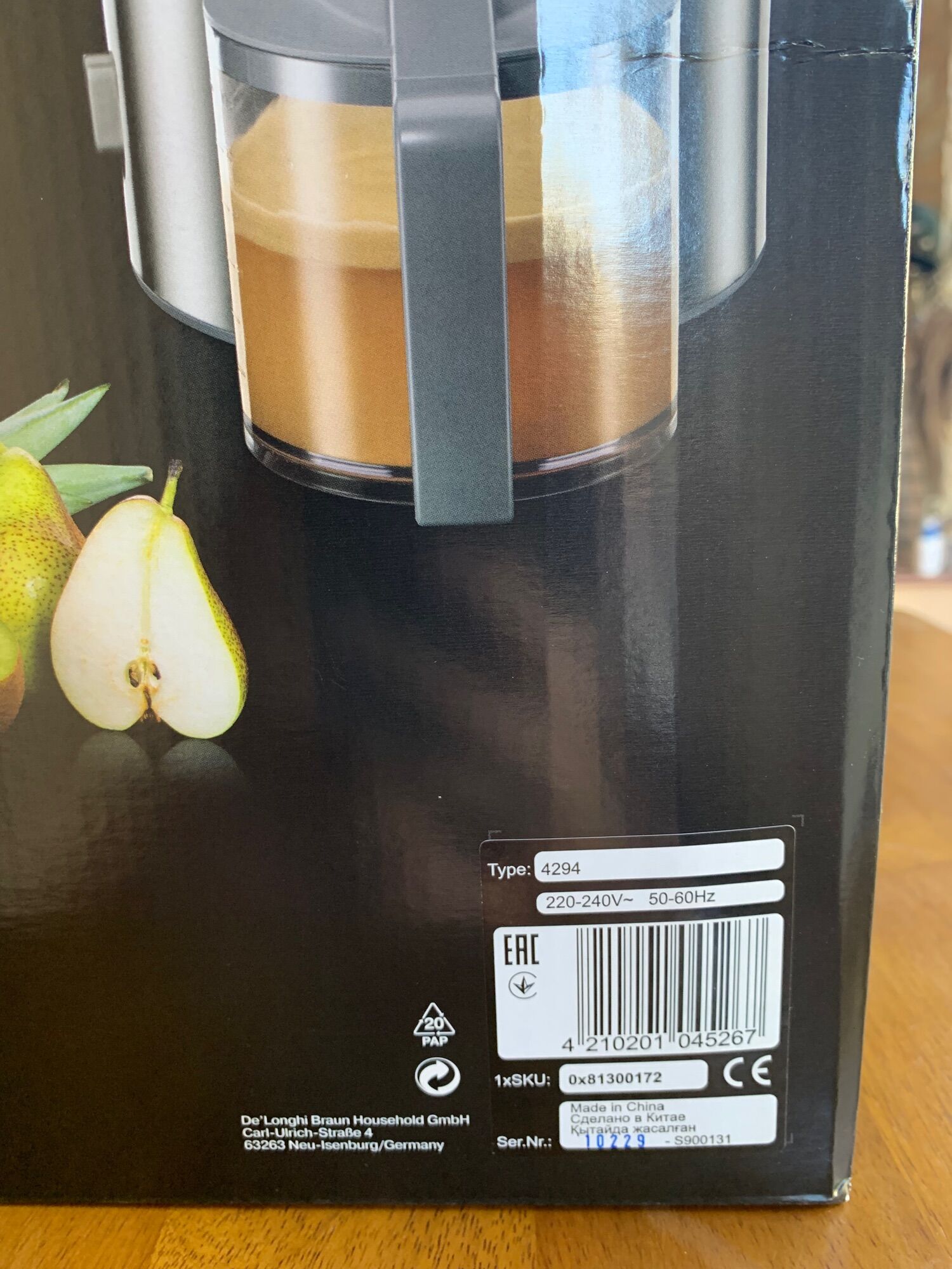Máy ép trái cây Braun J700