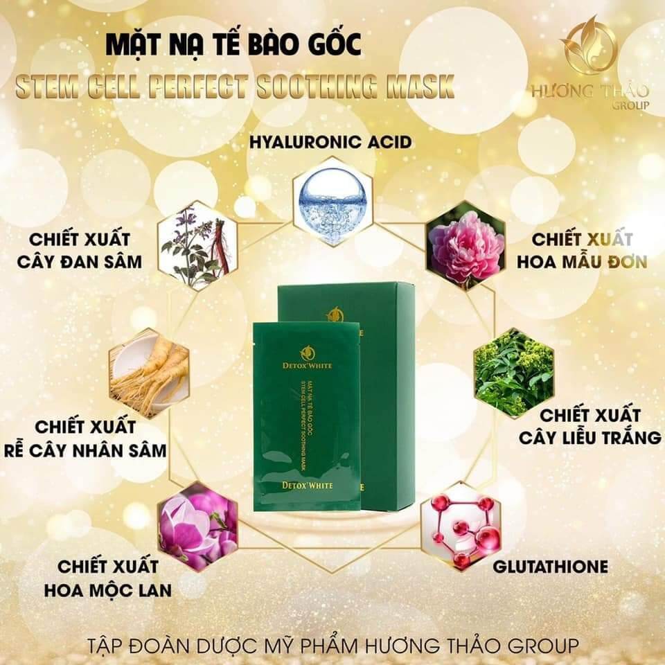 Mặt nạ tế bào gốc detox white
