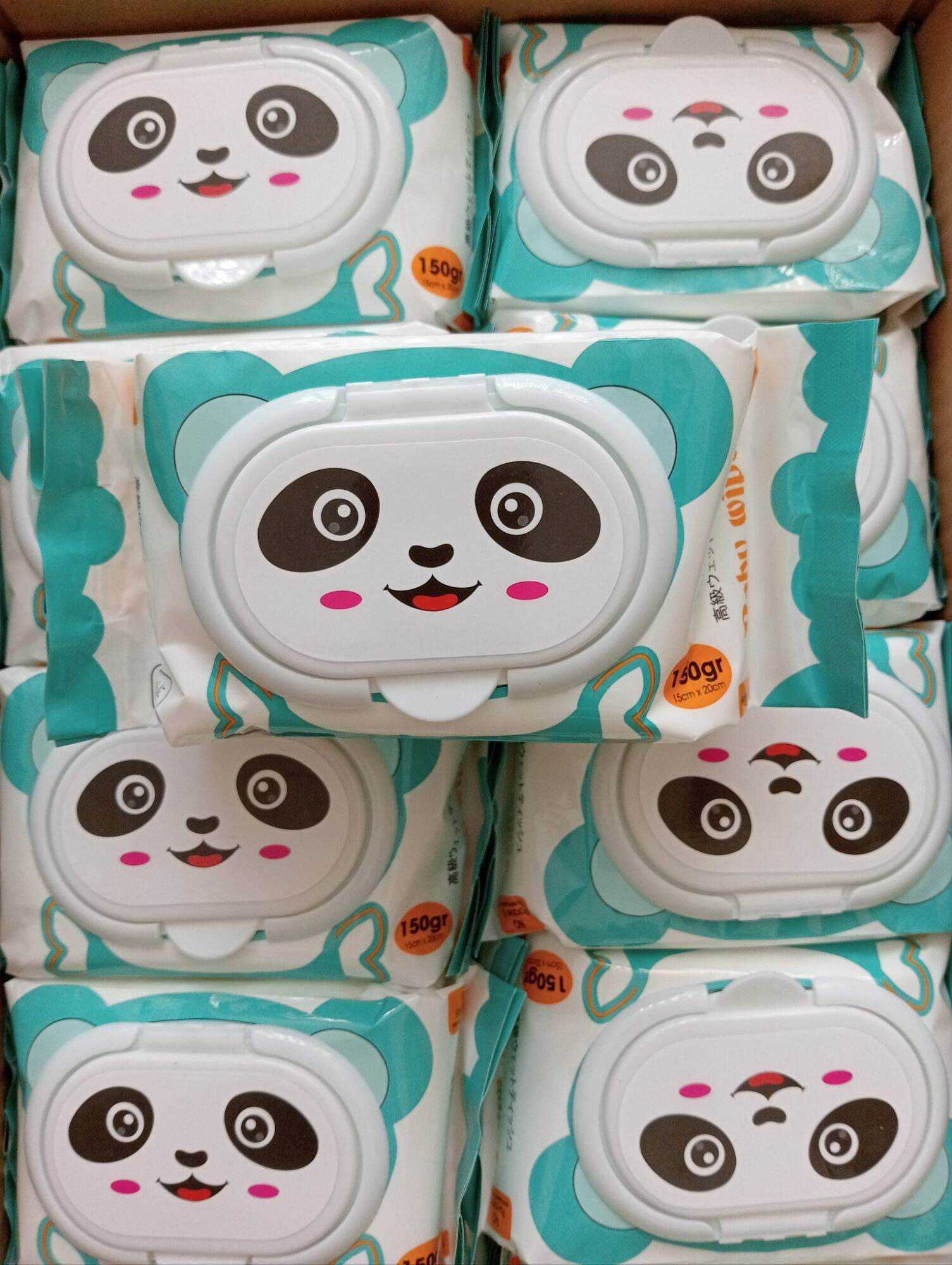 1 gói Khăn ướt Baby Wipes không mùi, vải bi nặng 600g