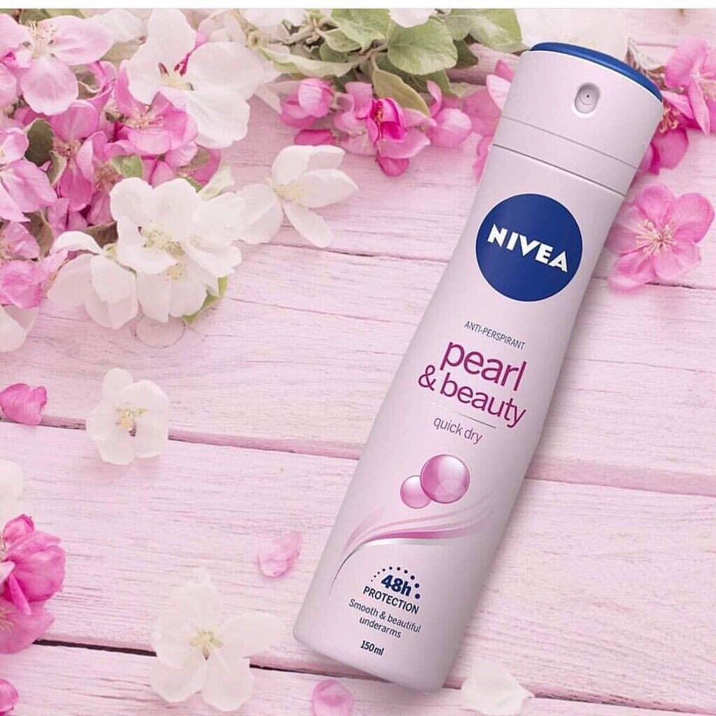 [HCM]Combo 2 chai xịt khử mùi NIVEA Ngọc trai