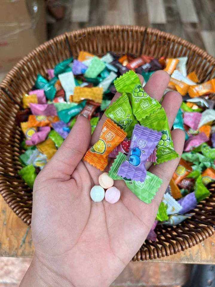 Kẹo Ngậm Trái Cây Không Đường Thơm Miệng Mát Họng