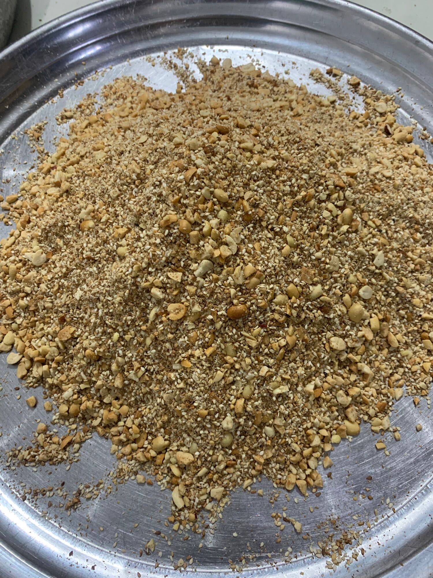 Hũ 200g Muối vừng lạc ( muối mè) giã tay