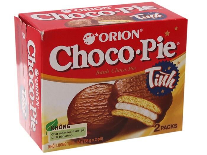 2 Hộp bánh lễ choco pie orion