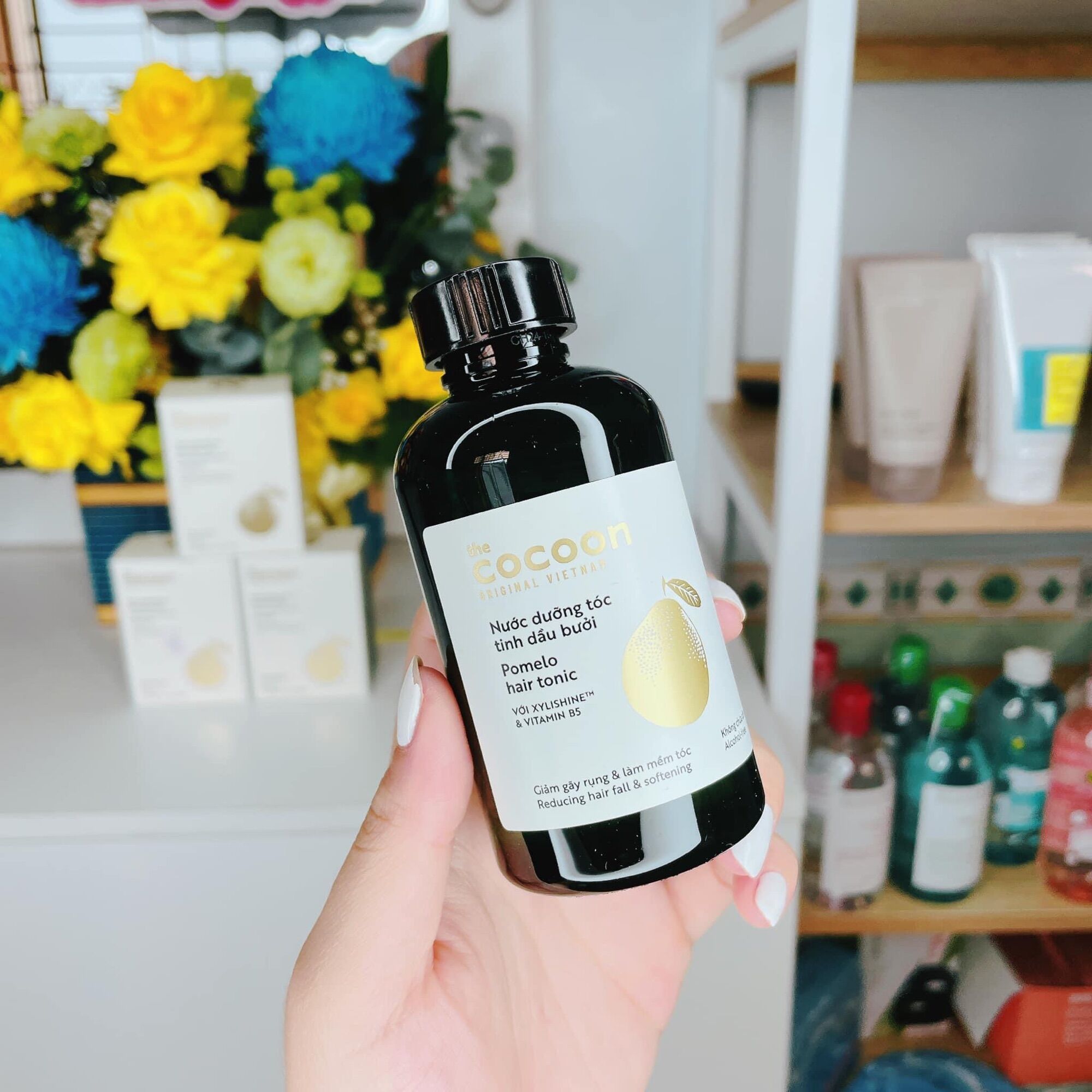 💦💦☘️☘️XỊT DƯỠNG TÓC BƯỞI COCOON (VIỆT NAM 140 ml)💦💦