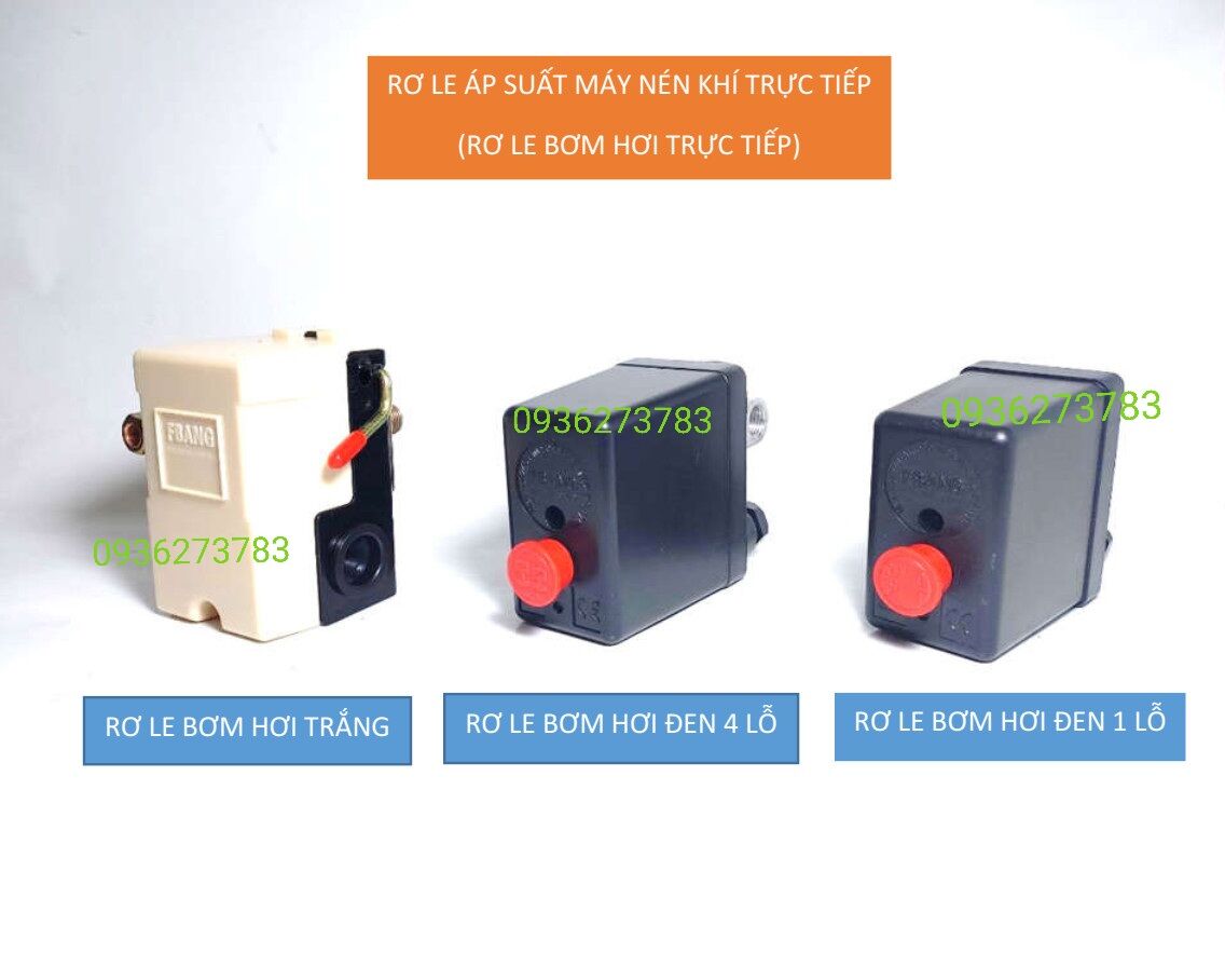 Rơ le máy nén khí trực tiếp, gián tiếp 1 lỗ, 4 lỗ hàng tốt FBANG
