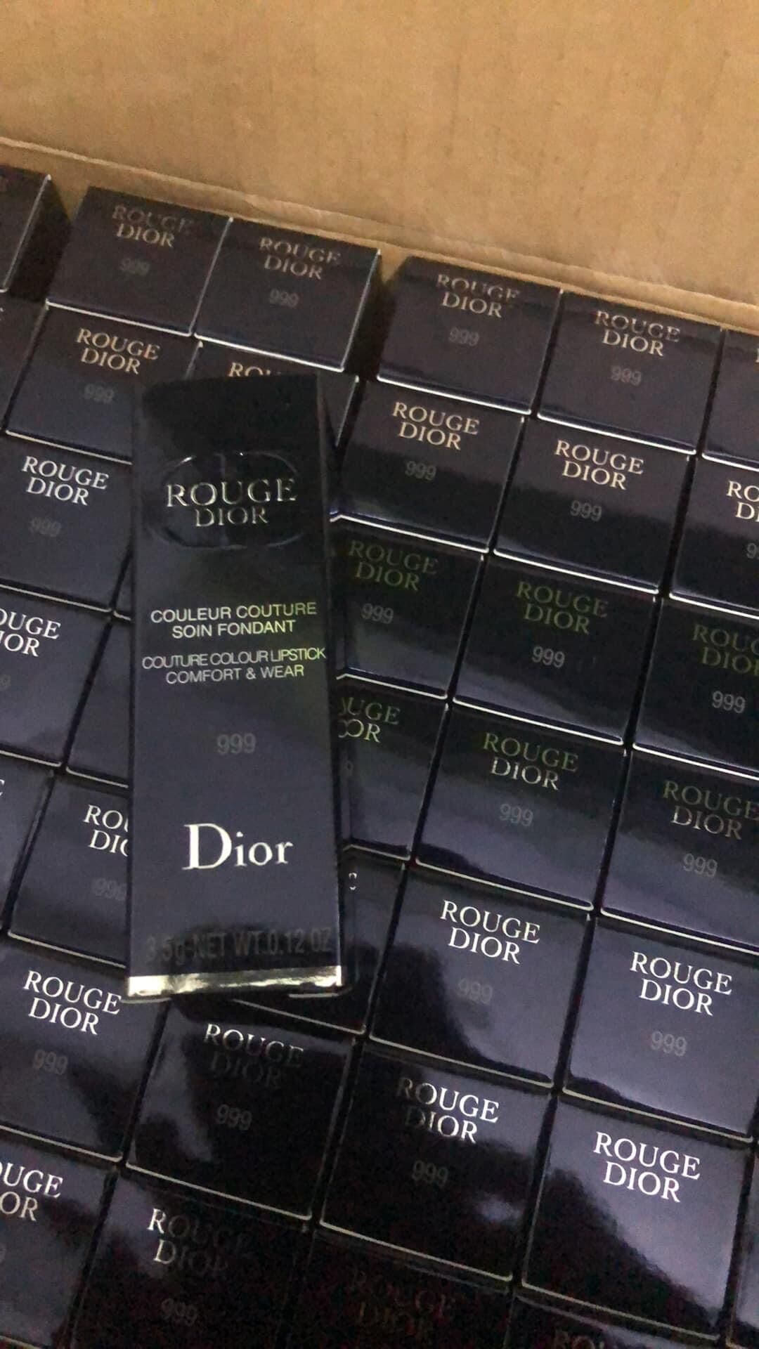 Son Dior Rouge 999 icion velvet Full Size 3.5gram.Màu đỏ