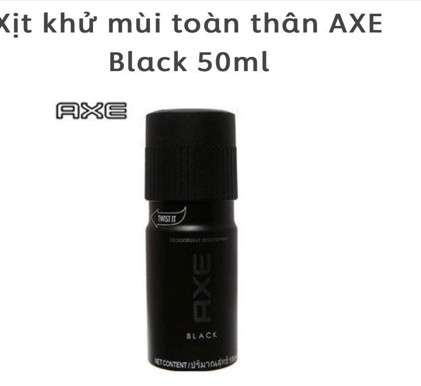 [Hcm][Axe] Xịt Khử Mùi Toàn Thân Axe Black 50Ml