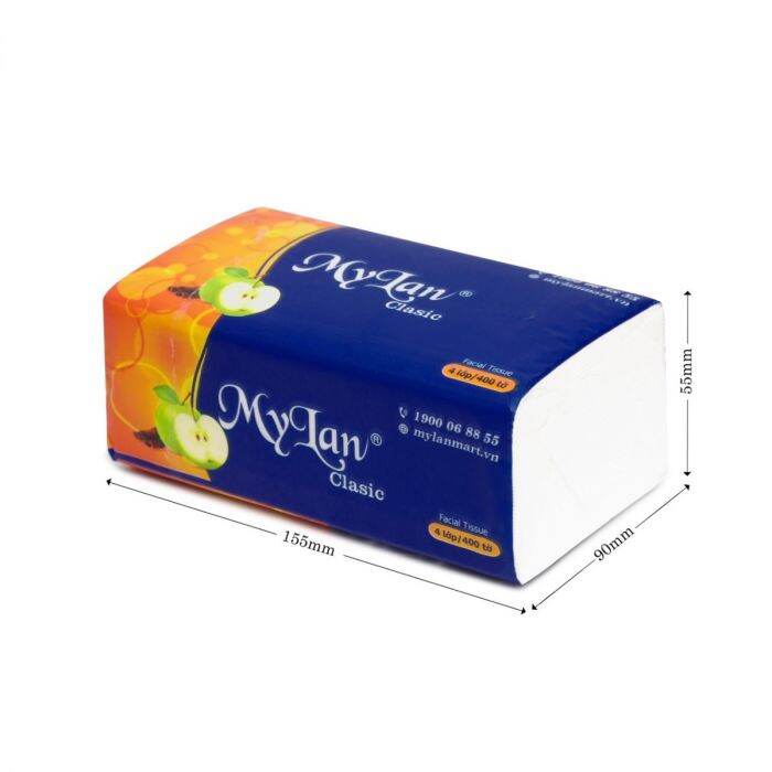 Giấy rút quả táo Mylan (5 gói/1 xách)