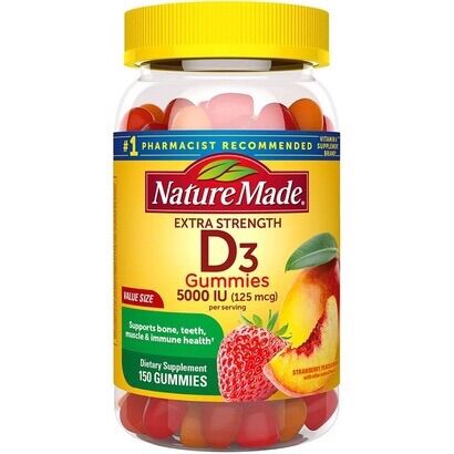 Kẹo dẻo vitamin d3 nature made vitamin d3 5000iu 150 gummies