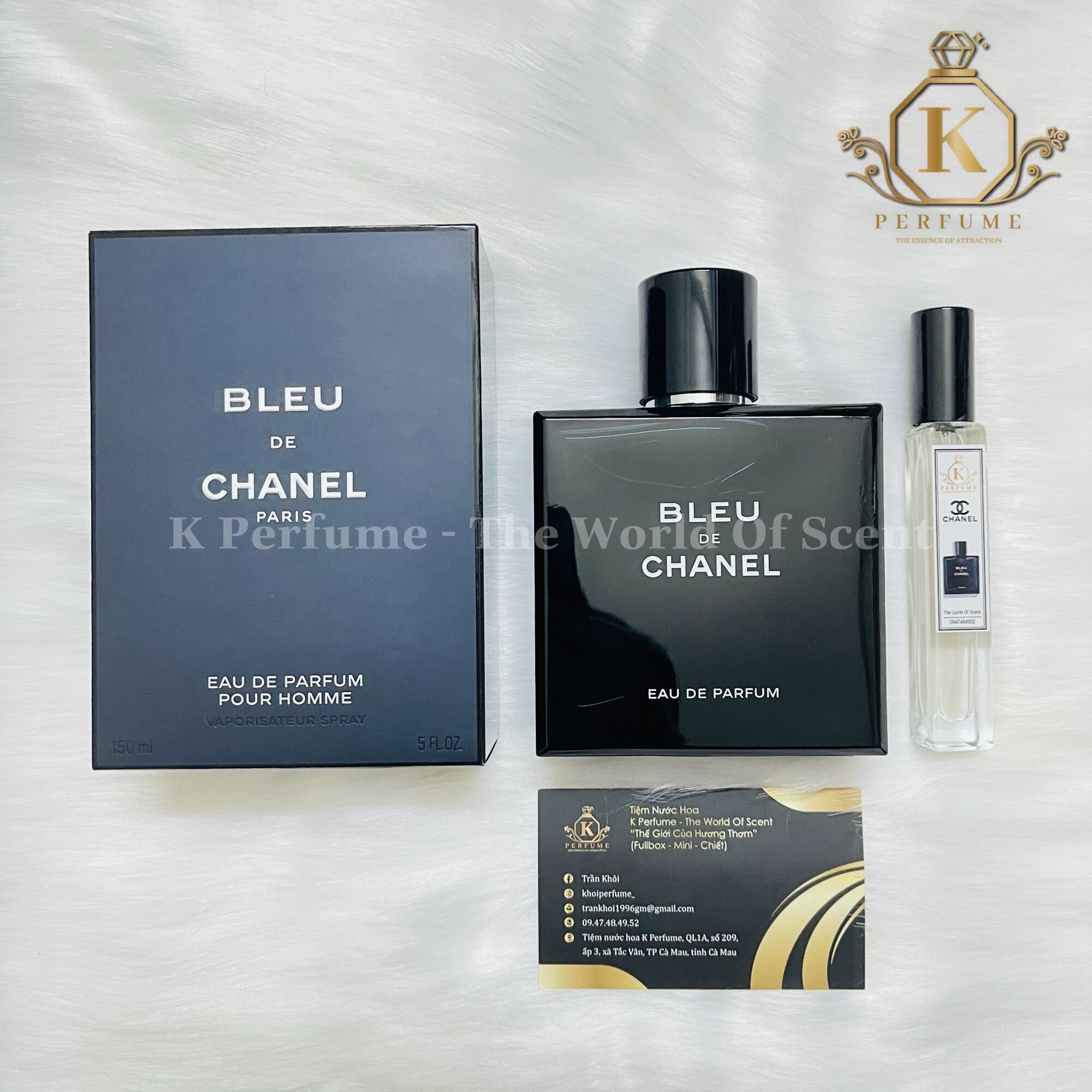 [K-Perfume Chính Hãng] Nước Hoa Nam Chiết 5ml 10ml 20ml - Chanel Bleu Eau de Parfum