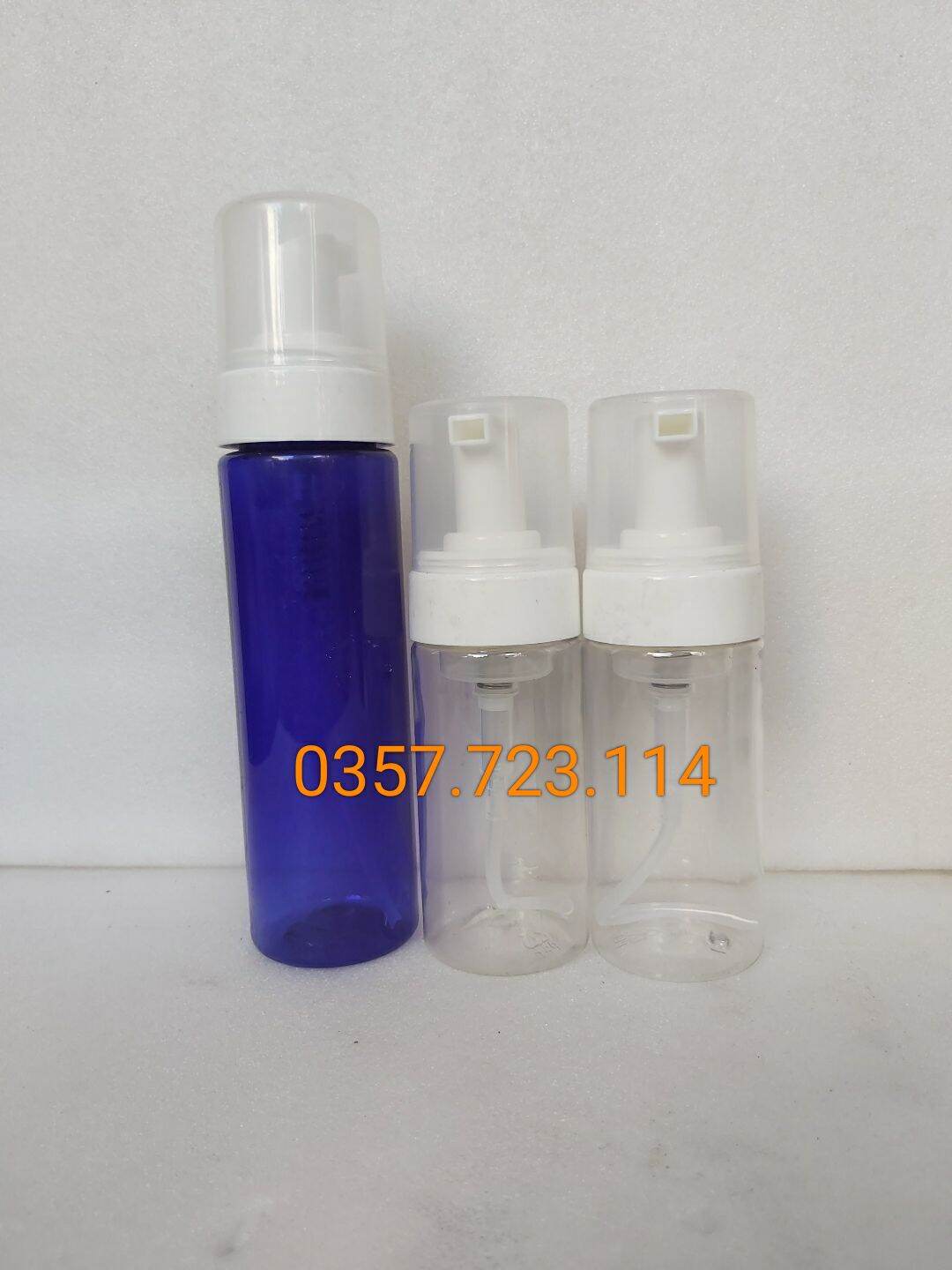 Chai nhựa ấn tạo bọt 100 ml