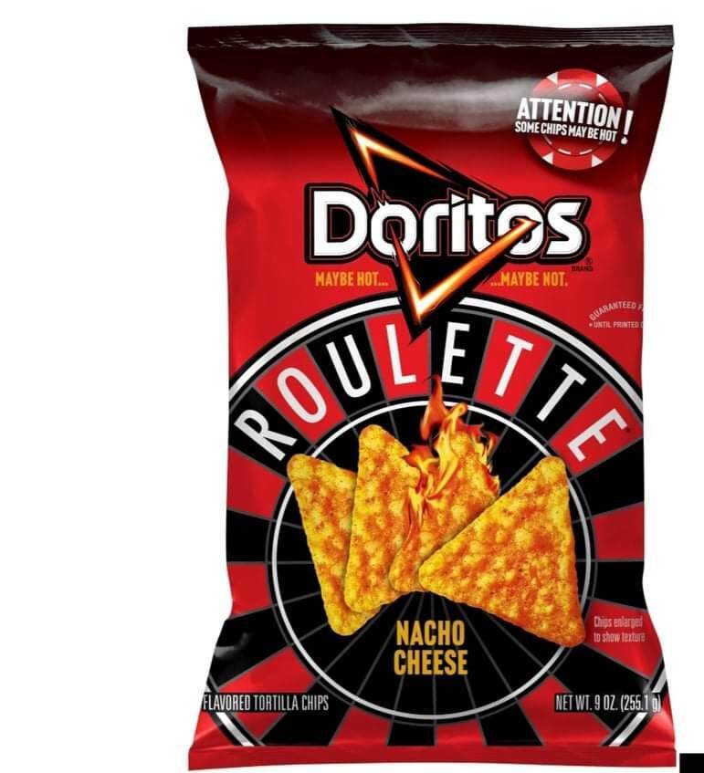 Snack Doritos roulette 255g - maybe hot or maybe not