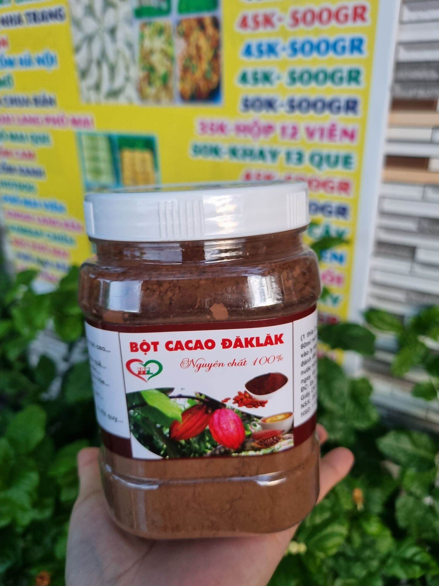 1kg BỘT CACAO NGUYÊN CHẤT ĐAKLAK