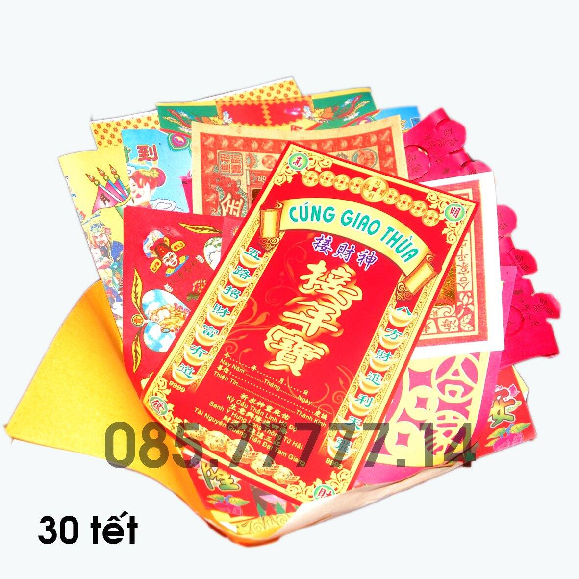 GIẤY CÚNG - Combo 10 Phần Giấy Cúng ngày Tết