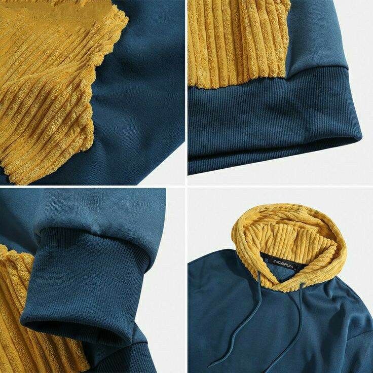 Áo Hoodie phối màu độc lạ thời trang