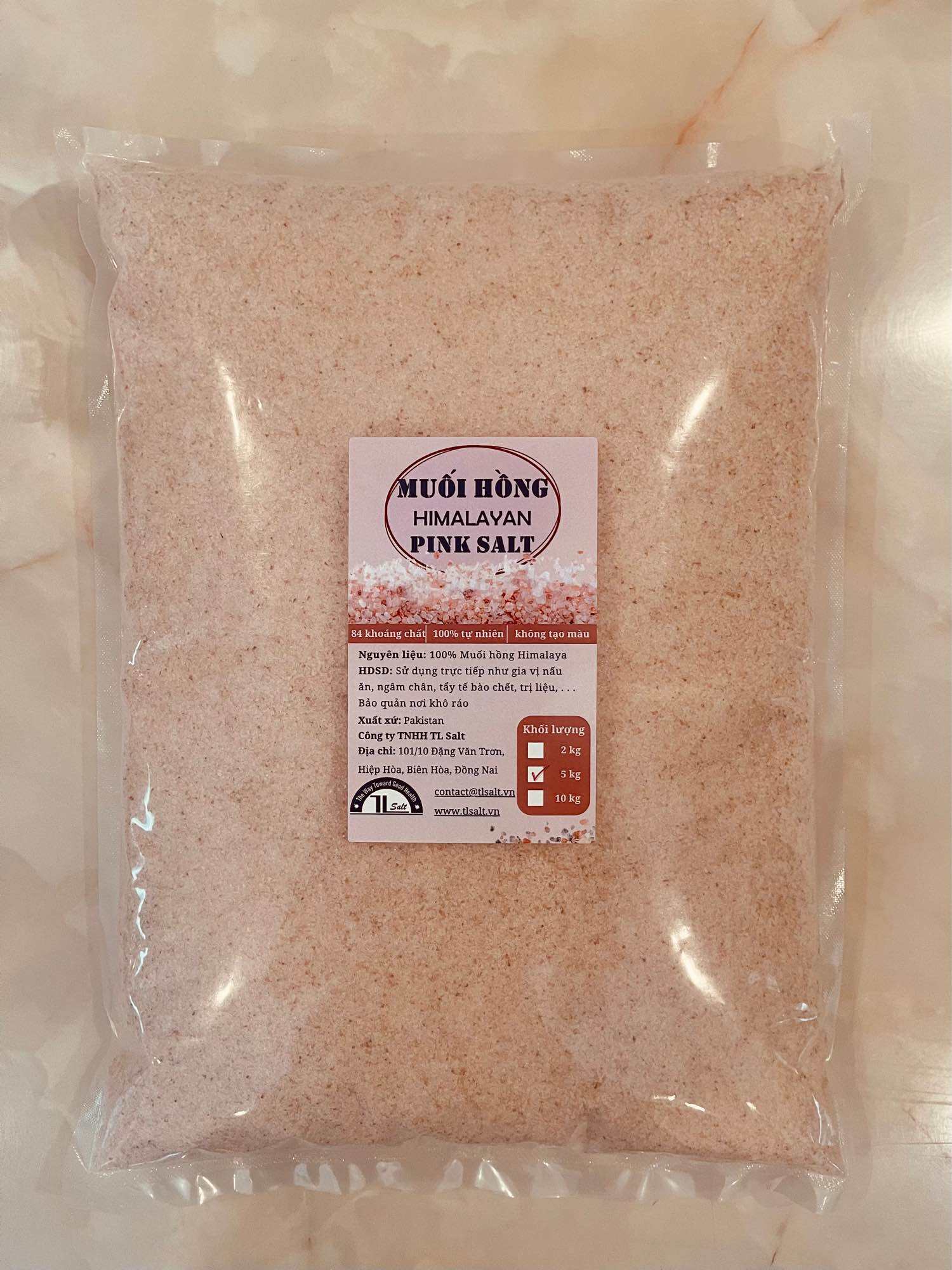 [BÁN SỈ] 10kg Muối hồng Himalaya TL Salt mịn/hạt