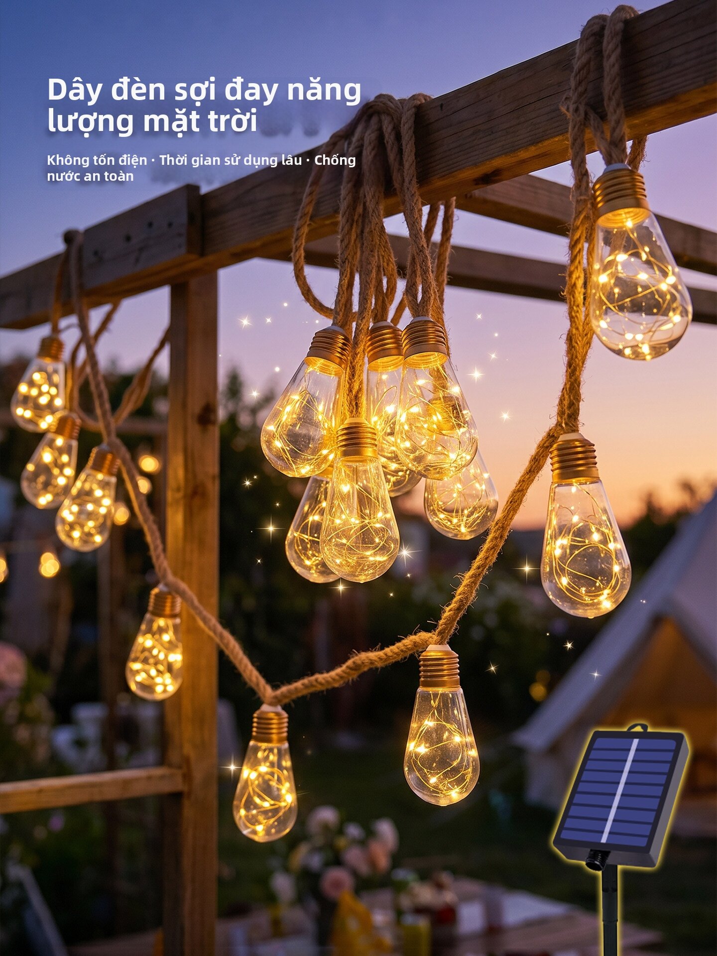 ANQIYUE | Solar Waterproof LED Atmosphere Light